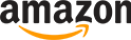 Amazon logo with an orange arrow under the name
